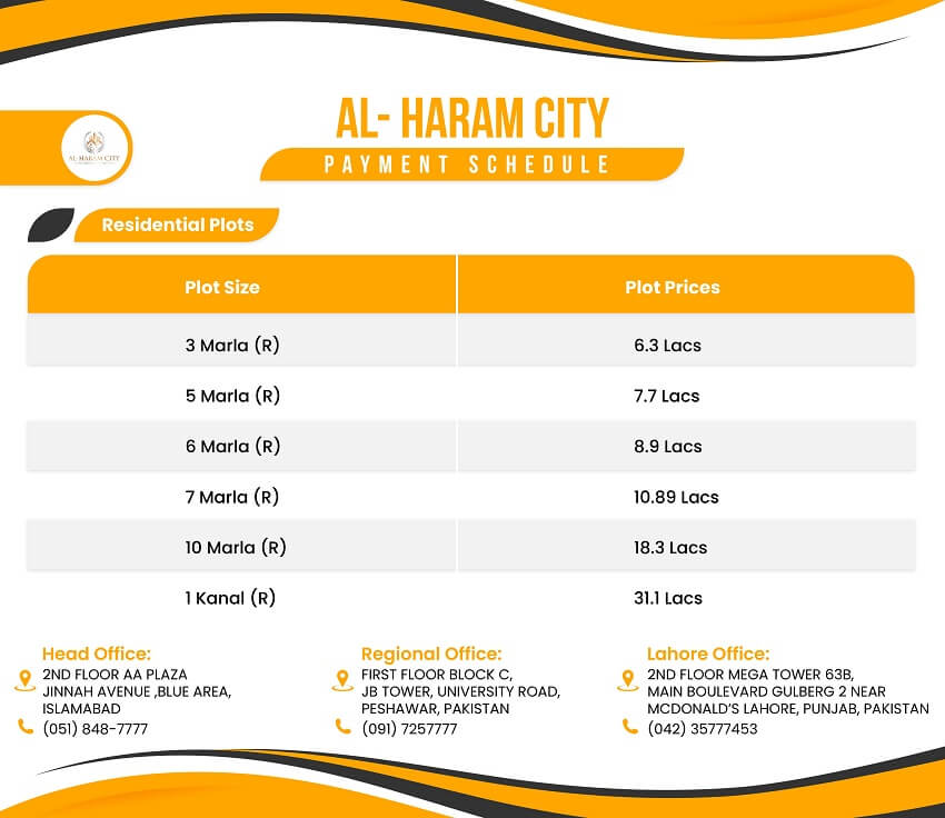 Al-Haram-City-Rawalpindi-payment-schedule