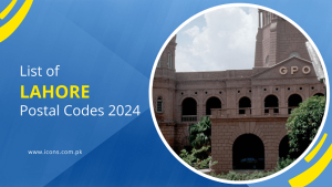 list of Lahore postal codes