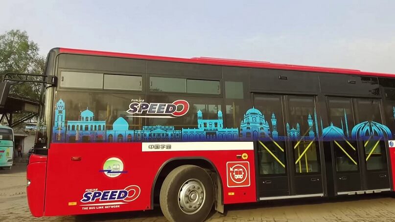 speedo bus route lahore